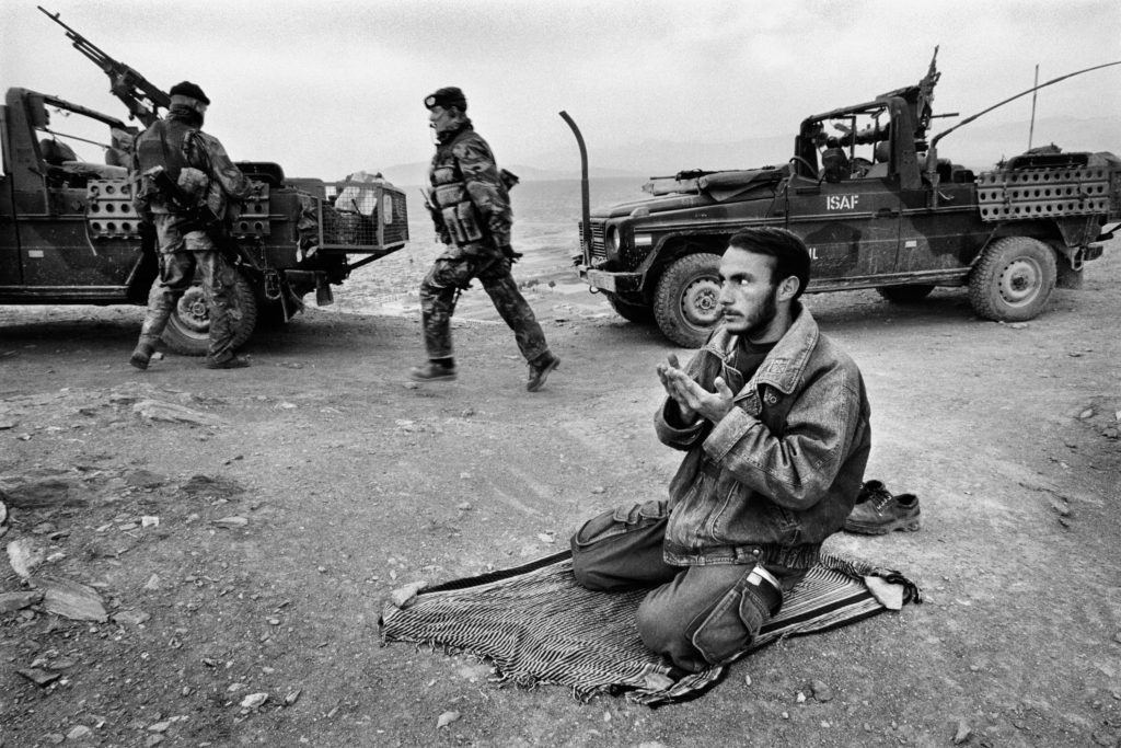 Dutch patrol. Kabul, Afghanistan, 2002