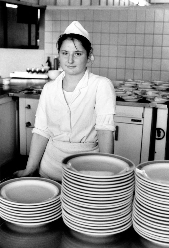 Canteen worker, 1991