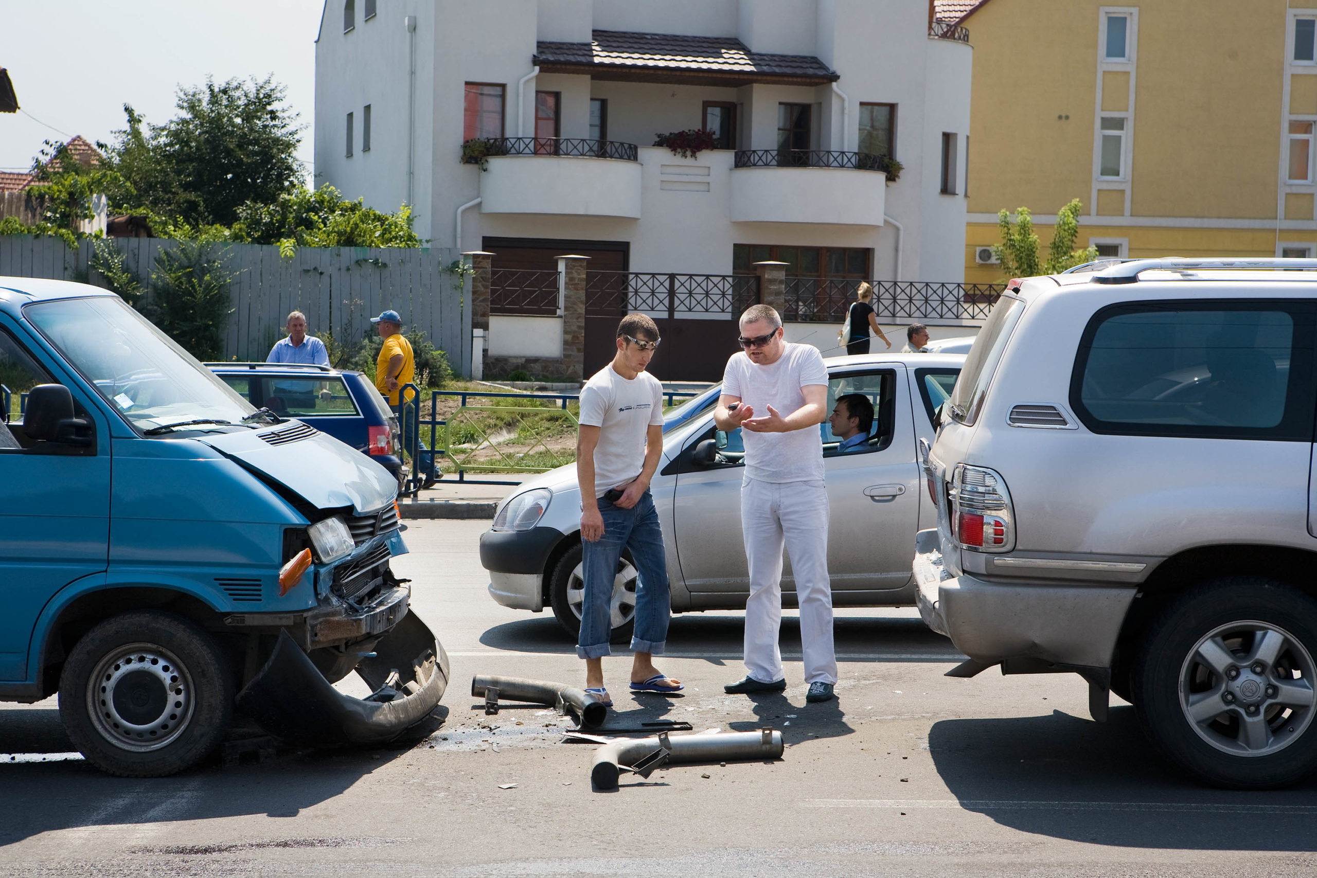 Crash #1, Volkswagen versus Toyota; Chisinau, Moldova