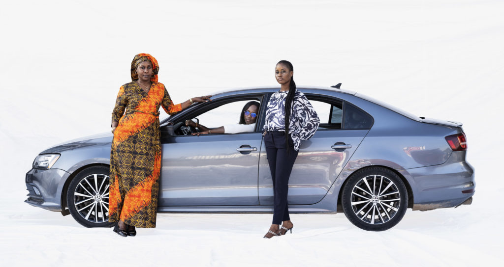 Awa, Carole and Rokhaya; Volkswagen (Dakar, Senegal) 